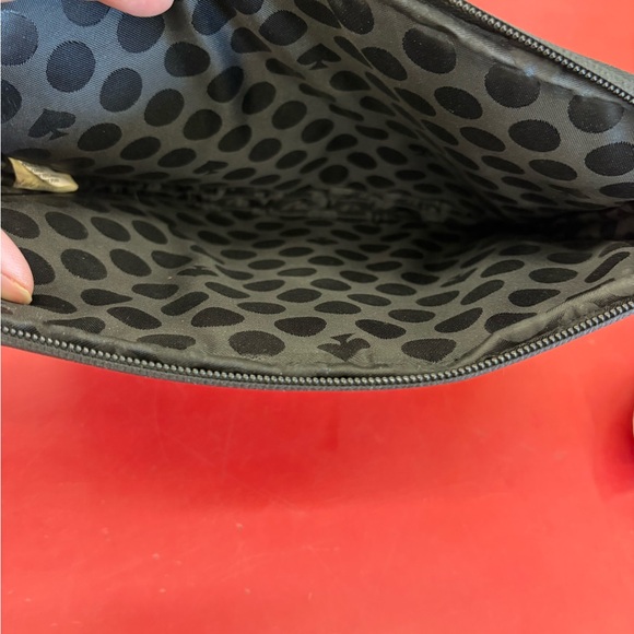 Kate Spade Black and White Polka Dot Clutch - Picture 8 of 9